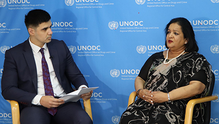 Interview of UNODC Regional Representative for Central Asia in the observance of the World Day against Trafficking in Persons