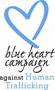 Blue Heart Campaign against Human Trafficking Logo