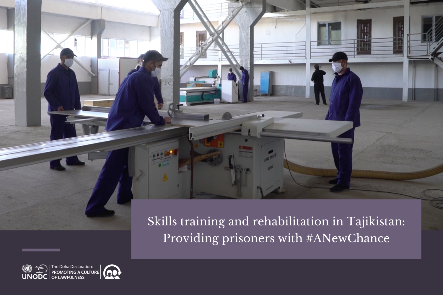 With metalwork and woodwork, UNODC supports prisoner rehabilitation in Tajikistan