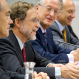 Photo:UNODC:Left to Right - Maximilian Burger-Scheidlin (Austria Int'l Chamber of Commerce), Friedrich Roedler (PricewaterhouseCoopers Austria, Antonio Maria Costa and 