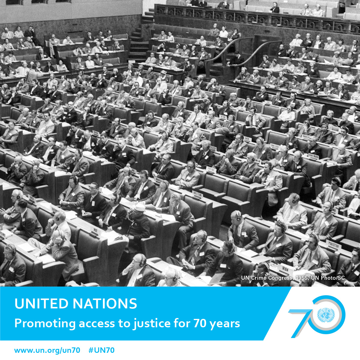 Конгресс ООН по предупреждению преступности 1955 года, Фото ООН/СБ