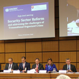 УНП ООН организует дискуссию на тему влияния организованной преступности на международный сектор безопасности и реформу