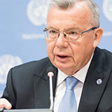 While in Bangkok, UNODC Executive Director Yury Fedotov highlights the need to strengthen criminal justice to achieve the Sustainable Development Goals. Photo: UNPhoto_MarkGarten