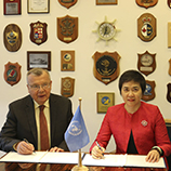 L'ONUDC et l'OACI signent un partenariat pour renforcer la sécurité des aéroports contre le crime et les menaces terroristes. Photo: ONUDC