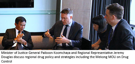 Jeremy Douglas United Nations UN UNODC, Olivier Lermet, drug policy ASEAN