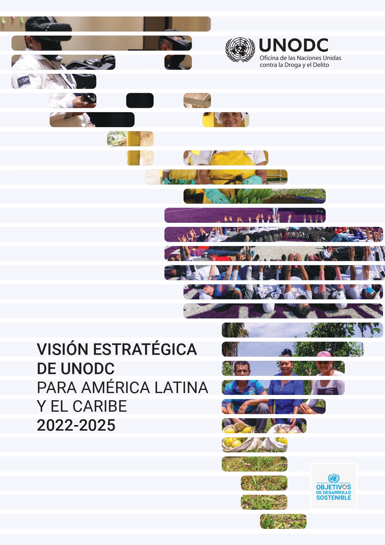 Portada de la Visión estratégica para América Latina y el Caribe 2022-2025