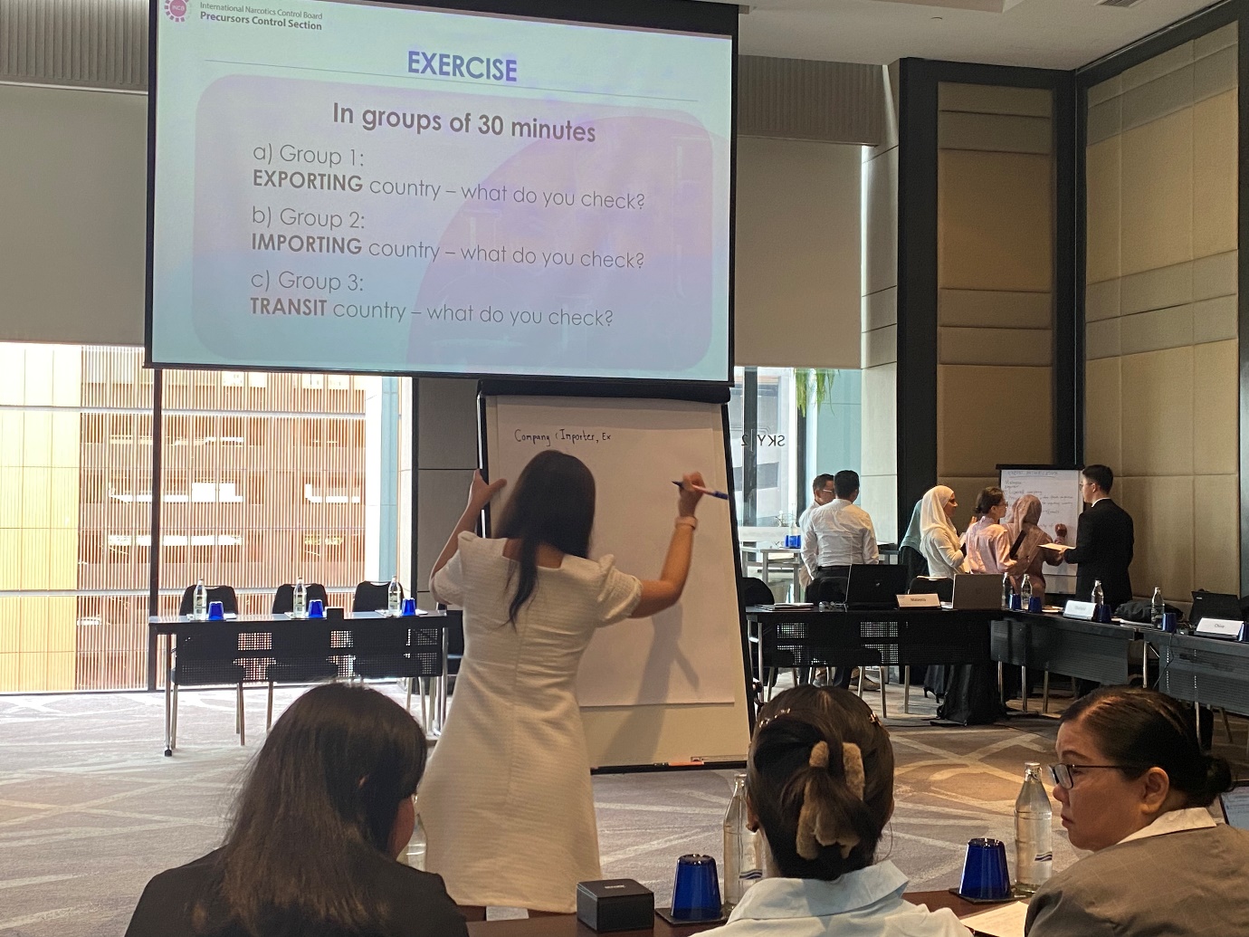 The training set to improve awareness, understanding and use of electronic tools and reporting mechanisms for precursor control. Bangkok, 26-28 March 2024. (Photo: UNODC/ROSEAP)