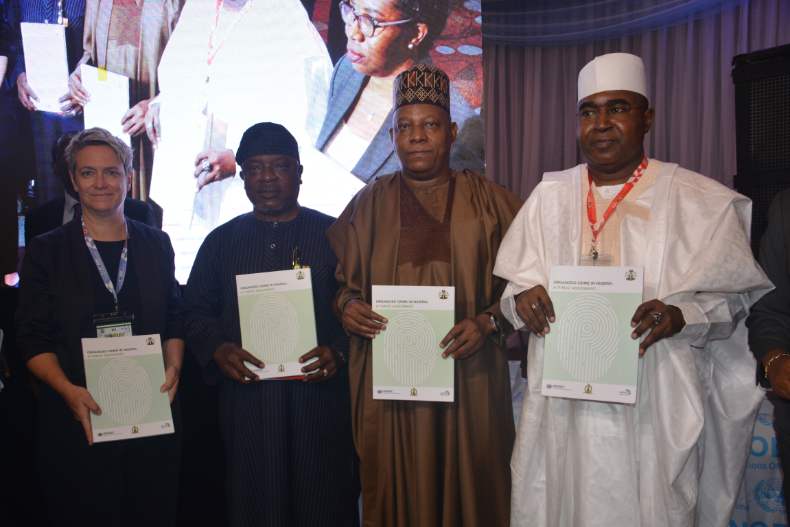 The National Institute for Security Studies and UNODC launch threat assessment of organized crime affecting Nigeria