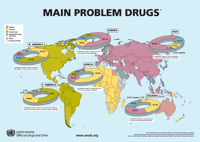 Image result for map of international drug addiction