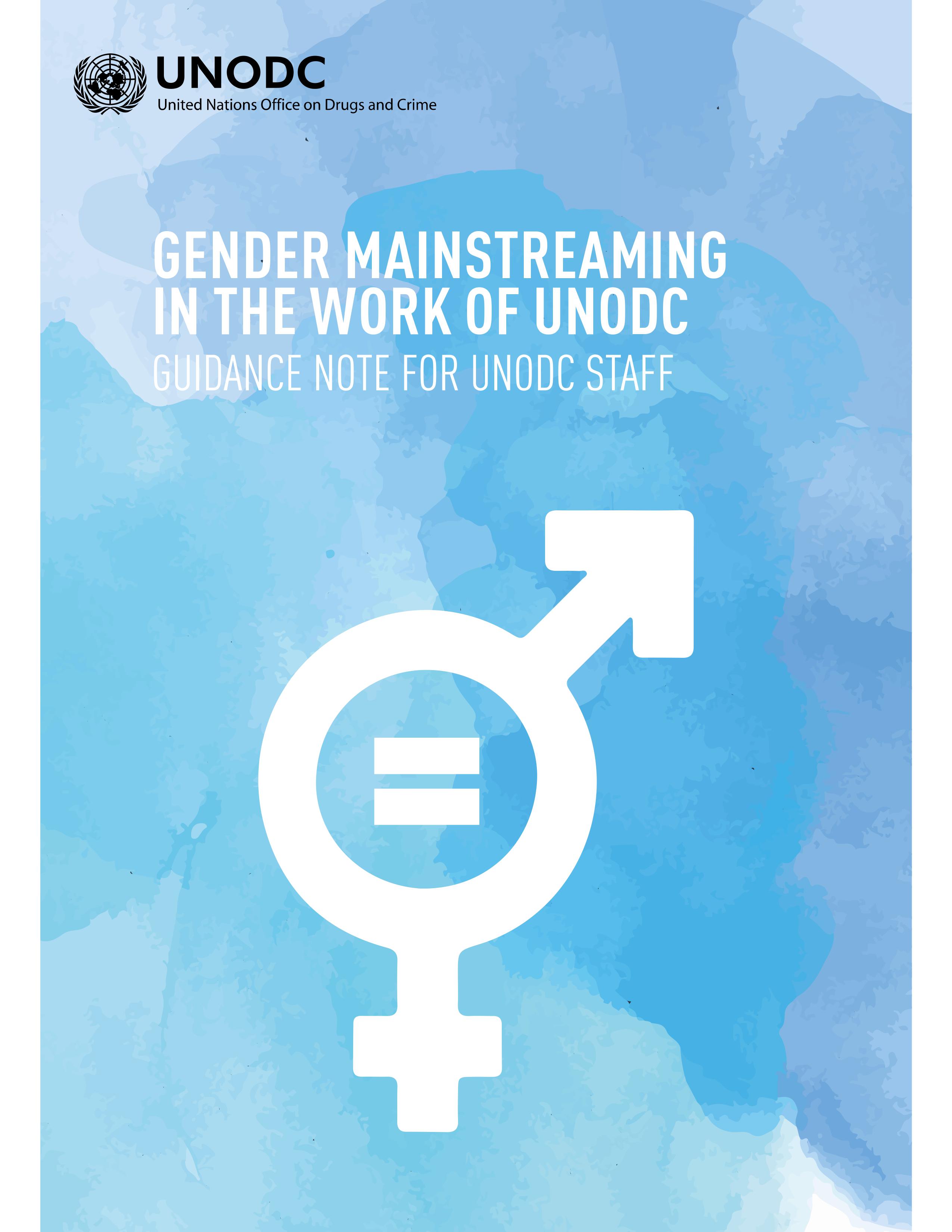 Header of the Guidance note on Gender Mainstreaming Language