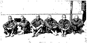 Full size image: 43 kB, A group of addicts at the time they entered the Centre