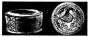 Full size image: 43 kB, 4. A covered jar with the sacred horns and the poppy motif