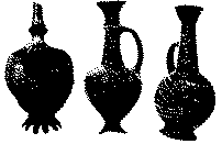 Full size image: 15 kB, 5. left, a poppy-capsule shown with centre and right, Cypriot vases discovered in Egypt showing resemblance with the form of the capsule