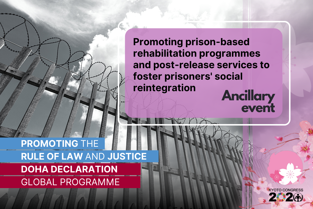 14th UN Crime Congress: Prisoner Rehabilitation