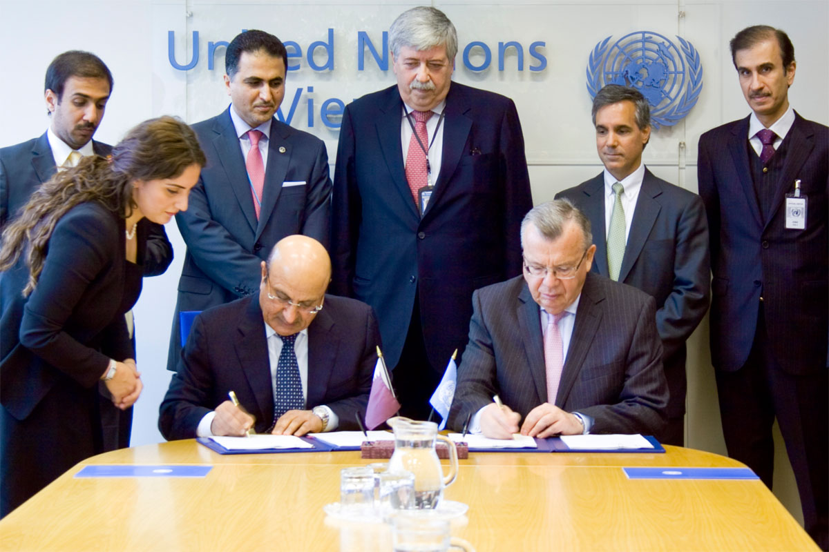 Unprecedented funding agreement between UNODC and Qatar leaves lasting legacy for Doha Declaration