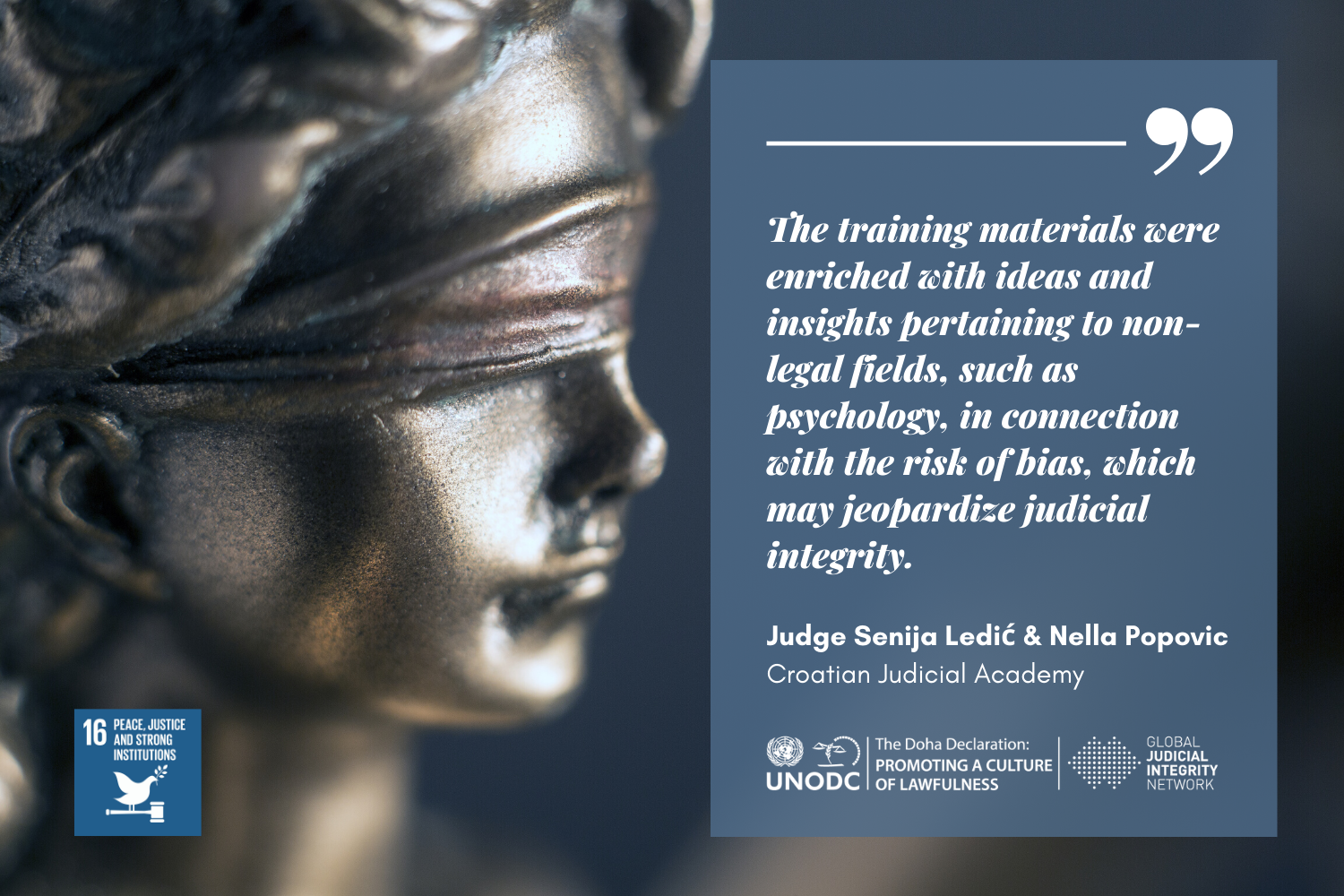 The Croatian Judicial Ethics Training Experience
