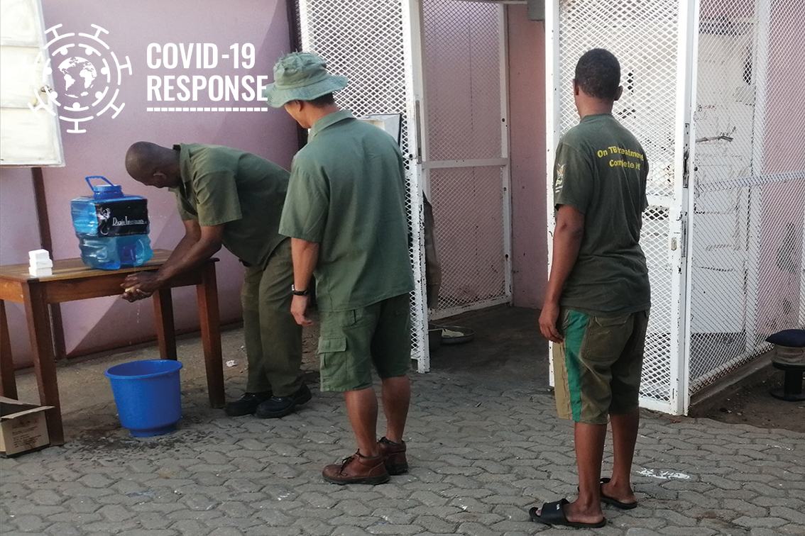 With UNODC support, Namibia prisoner rehabilitation project helps stop COVID-19 spread