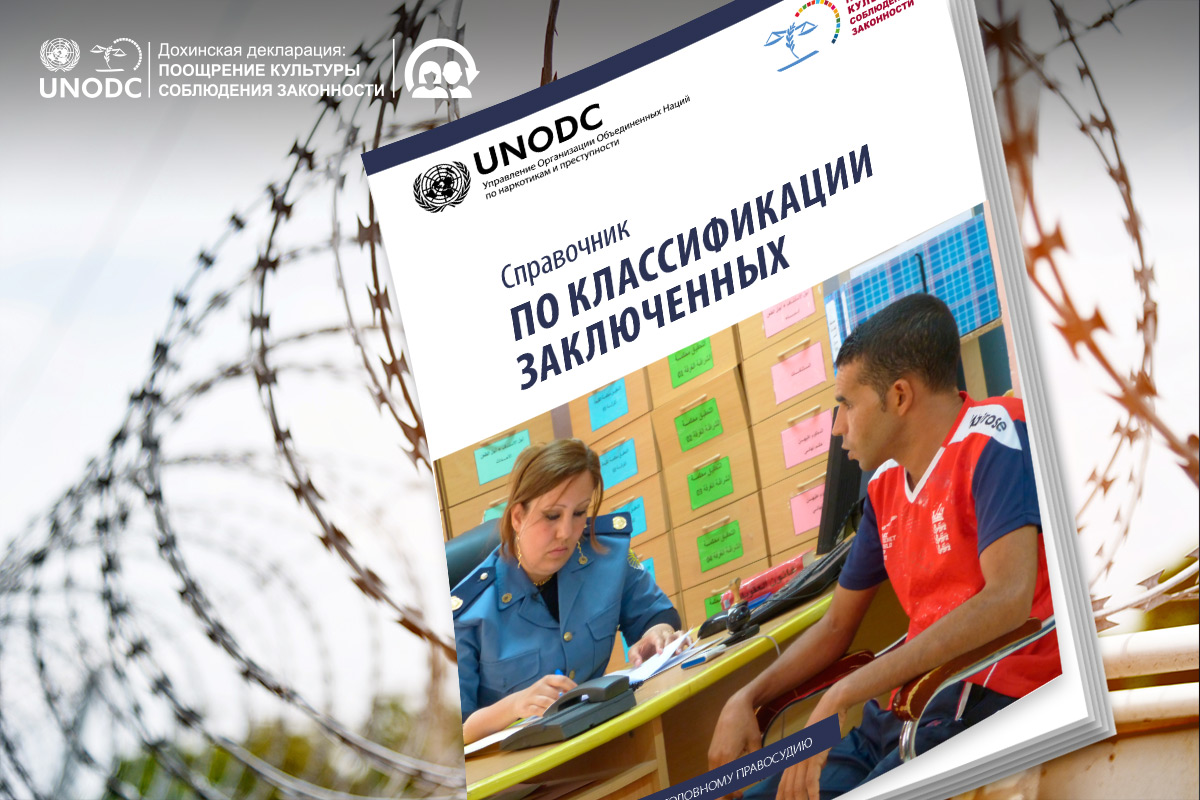 Содействуя созданию более гуманной системы уголовного правосудия УНП ООН выпускает новый справочник по классификации заключенных