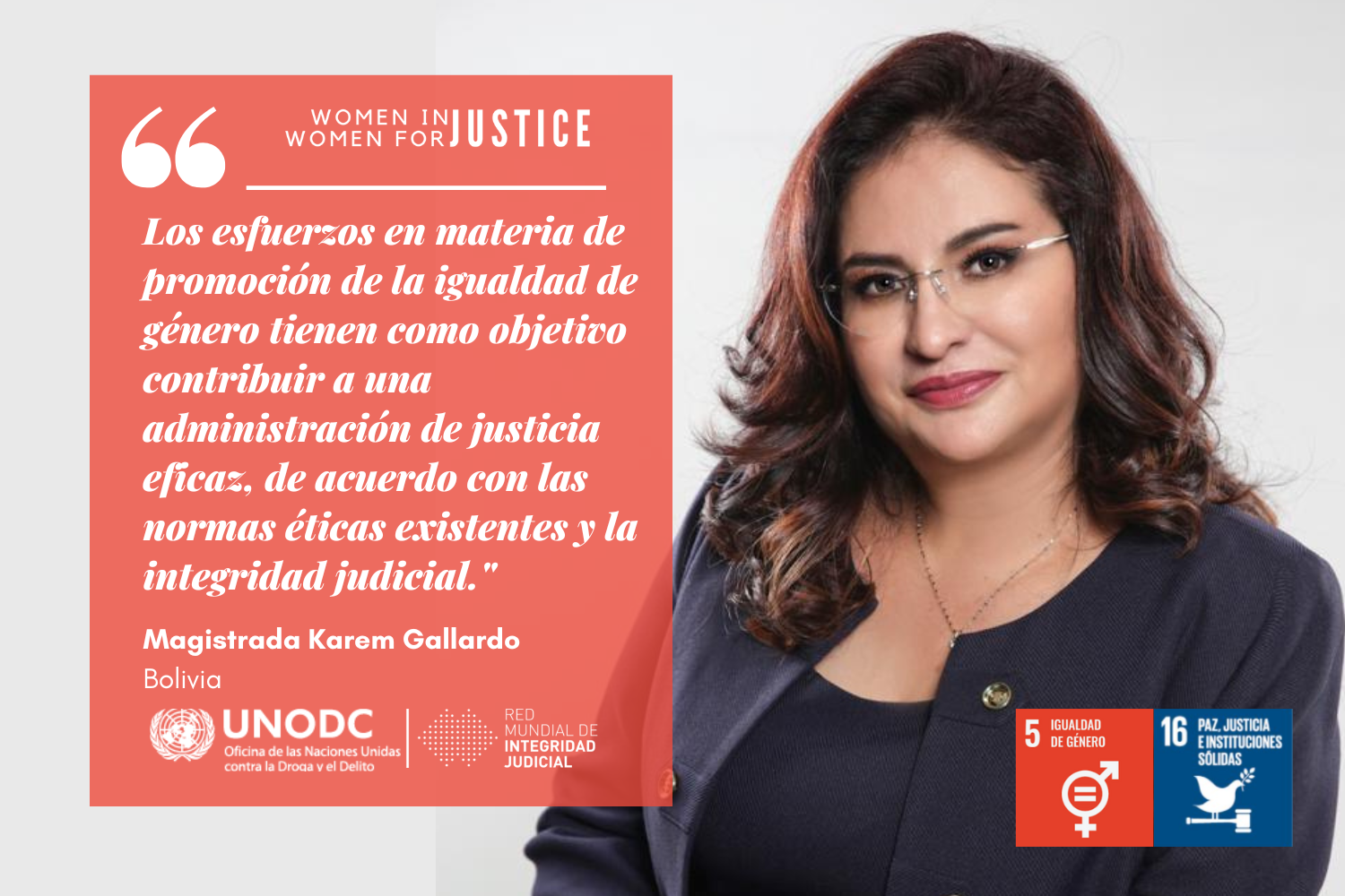 Good practices in promoting gender equality in the administration of justice in Bolivia