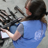 Photo:UNODC: As a first symbolic step in the implementation of the national anti-crime programme in Guatemala, Mr. Costa and President Colom presided over the destruction of over 6,000 illegal firearms