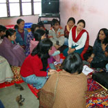 Photo: Group discussion at a drop-in centre in North East India for female injecting drug users