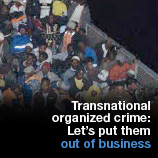 UNODC campaign on transnational organised crime (TOC)