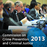 The 22nd Session of the Commission on Crime Prevention and Criminal Justice (CCPCJ) opens Monday, 22 April 2013 in Vienna, Austria.