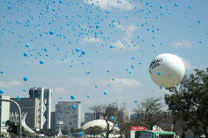 Launch of Blue Heart Campaign in Brazil, 9 May 2013