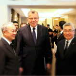 Photo: At the launch of UNODC's new Regional Programme for Southeast Asia (from left): Thai Minister of Justice Mr. Chaikasem Nitisiri, Mr. Yury Fedotov, UNODC Executive Director, Dr. Kittipong Kittayarak, Permanent Secretary of Ministry of Justice