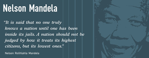 Le 18 juillet, à l'occasion de la Journée internationale de Nelson Mandela, le directeur de l'ONUDC appelle chaque pays à s'assurer que les règles Nelson Mandela pour le traitement des prisonniers font une différence dans la vie des détenus à travers le monde. Photo : ONUDC