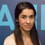 Nadia Murad Basee Taha - who survived trafficking at the hands of ISIL (Da'esh) - was formally appointed UNODC Goodwill Ambassador for the Dignity of Survivors of Human Trafficking on 16 September 2016 in New York. Photo: UN Photo/Eskinder Debebe 