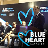 Le Salvador rejoint la campagne Cœur Bleu de l'ONUDC pour mettre fin à la traite des personnes. Photo: ONUDC