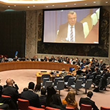 Collective horror at slave markets can drive our response to human trafficking, UNODC Chief tells UN Security Council. Photo: