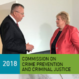 Norwegian Prime Minister and UNODC Executive Director meet, welcome enhanced partnership to fight cybercrime. Image: UNODC
