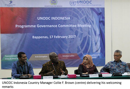 Collie Brown United Nations, UNODC Indonesia