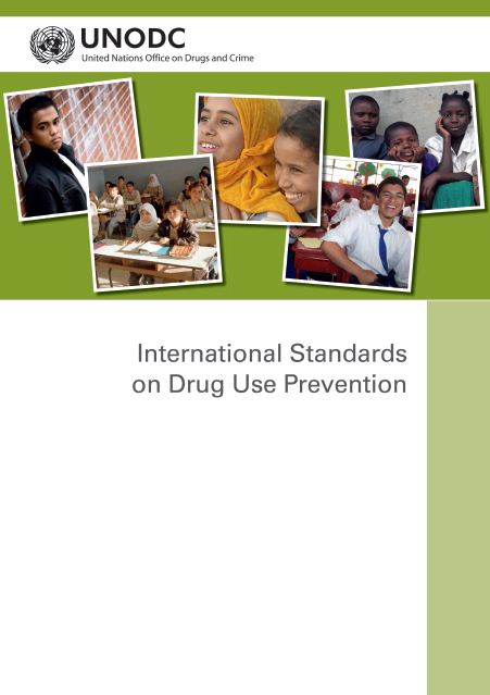 Normas internacionales en materia de prevención del consumo de drogas