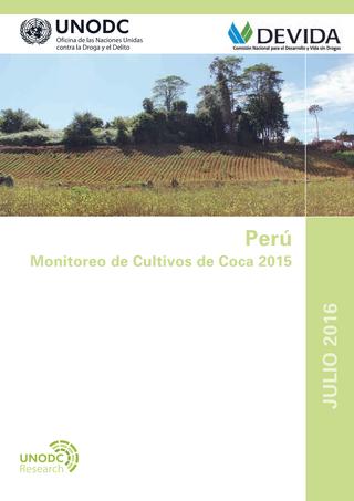 Perú Monitoreo de Cultivos de Coca 2015