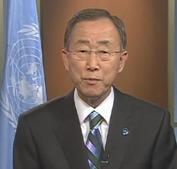 El Secretário General Ban Ki-moon