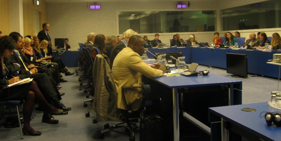 NGOs attending the informal dialogue with the UNODC Executive Director