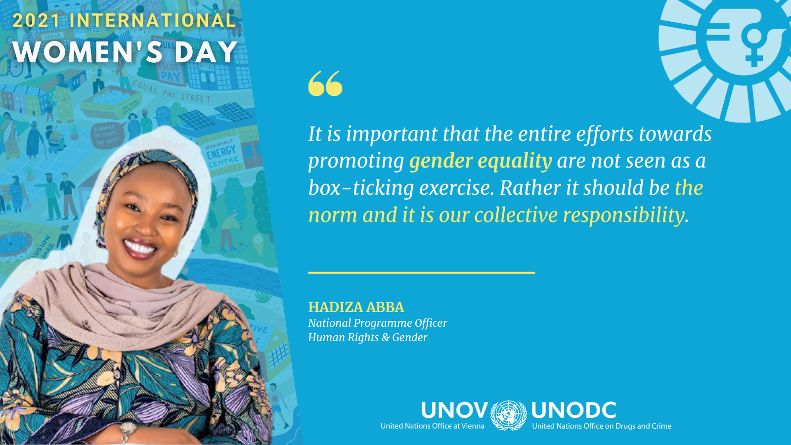 Women leading the way towards gender equality within UNOV/UNODC