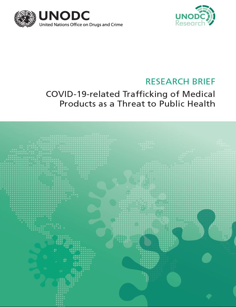 Cover page of the publication "COVID-19-related Trafficking of Medical  Products as a Threat to Public Health"