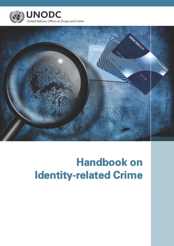 Cover page of the publication "Handbook on Identity-related Crime"