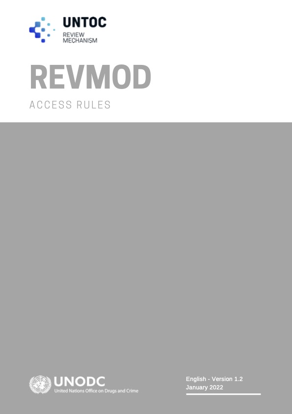 Cover page of the publication "REVMOD Access Rules"