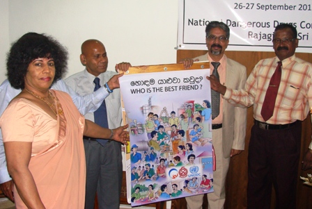 Ms. Leisha De Silva Chandrasena, Chairperson, National Dangerous Drug Control Board (NDDCB) launched the toolkit