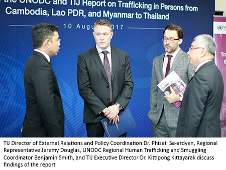 Jeremy Douglas Benjamin Smith United Nations UN UNODC human trafficking Mekong