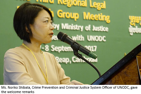 Noriko Shibata United Nations UN UNODC Cambodia child protection trafficking