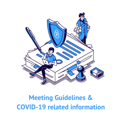 Button - Meeting Guidelines and COVID-19 related information 