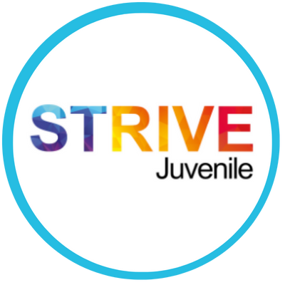 STRIVE Juvenile in a blue circle