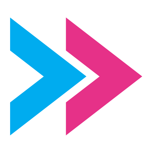 Blue and Pink Arrows