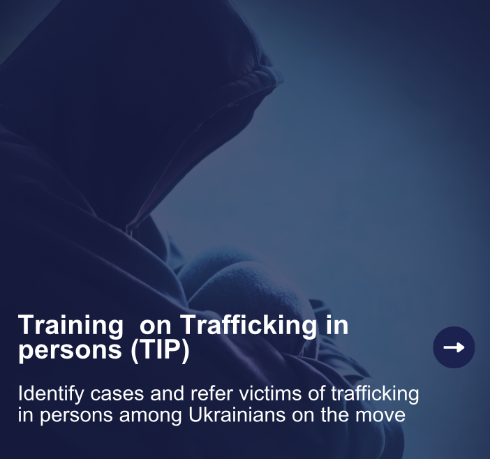 Webstory: Training on ‘Identifying cases and refer victims of trafficking in persons among Ukrainians on the move'